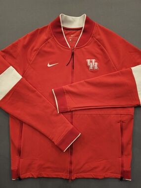 Nike Dri-FIT University of Houston Cougars Full-Zip Track Jacket - Red